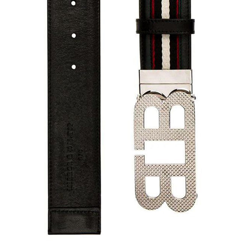 Bally Mirror B Buckle Reversible Leather Belt - Krush Clothing