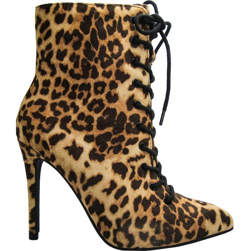 Stain Leopard Bootie