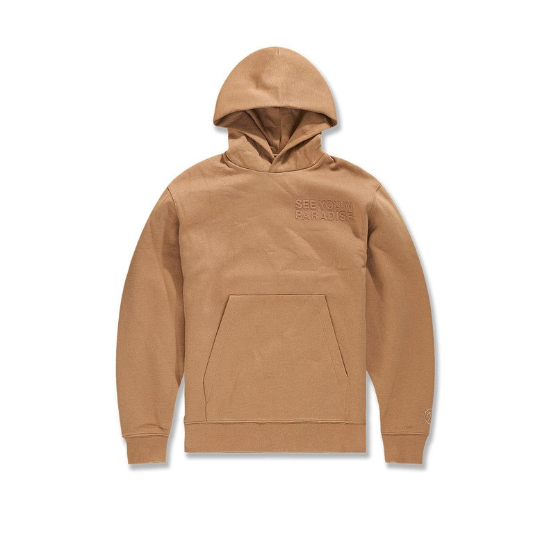 Men's Paradise Tonal Pullover Hoodie, Mocha