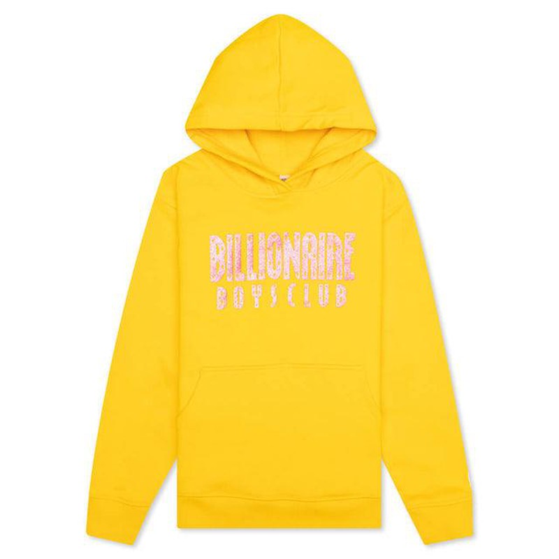 Kid's BB Straight Font Hoodie Lemon Chrome