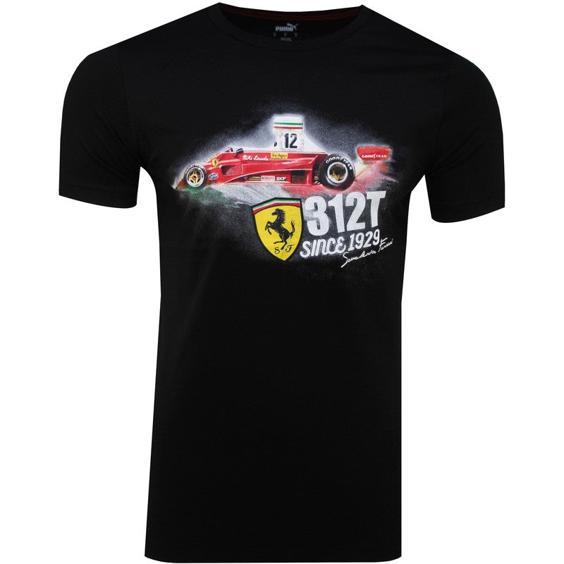 Men's Ferrari Race Vintage Graphic Tee