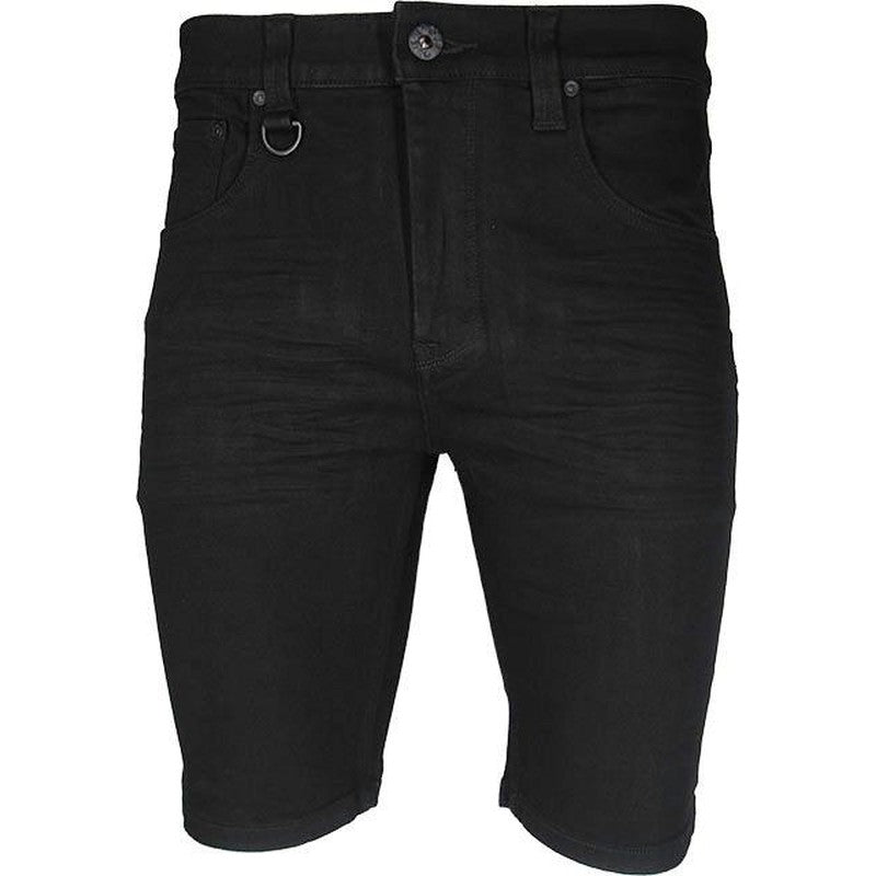 Privilege Society Men's Black 777 Denim Shorts