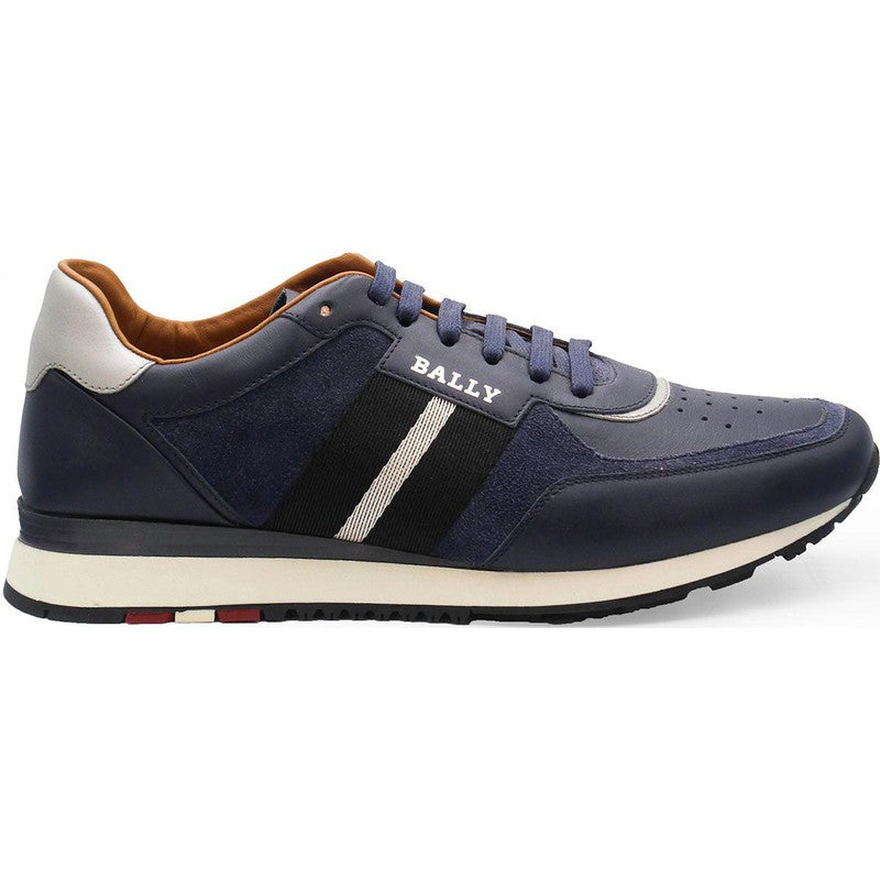 Bally Men's Aston New Stripe Leather Sneaker