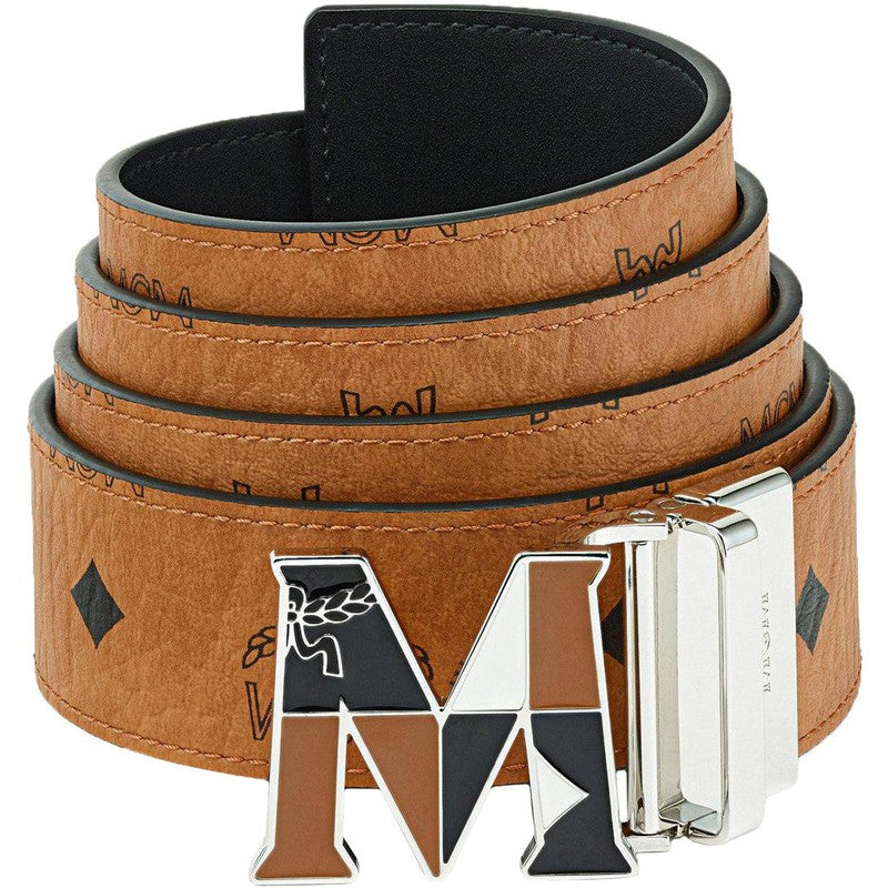 MCM Claus Weaving M Reversible Belt 1.5” in Visetos