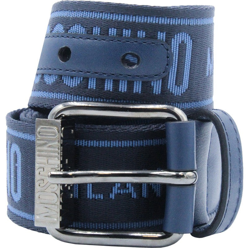 Moschino Couture Jacquard Logo Belt