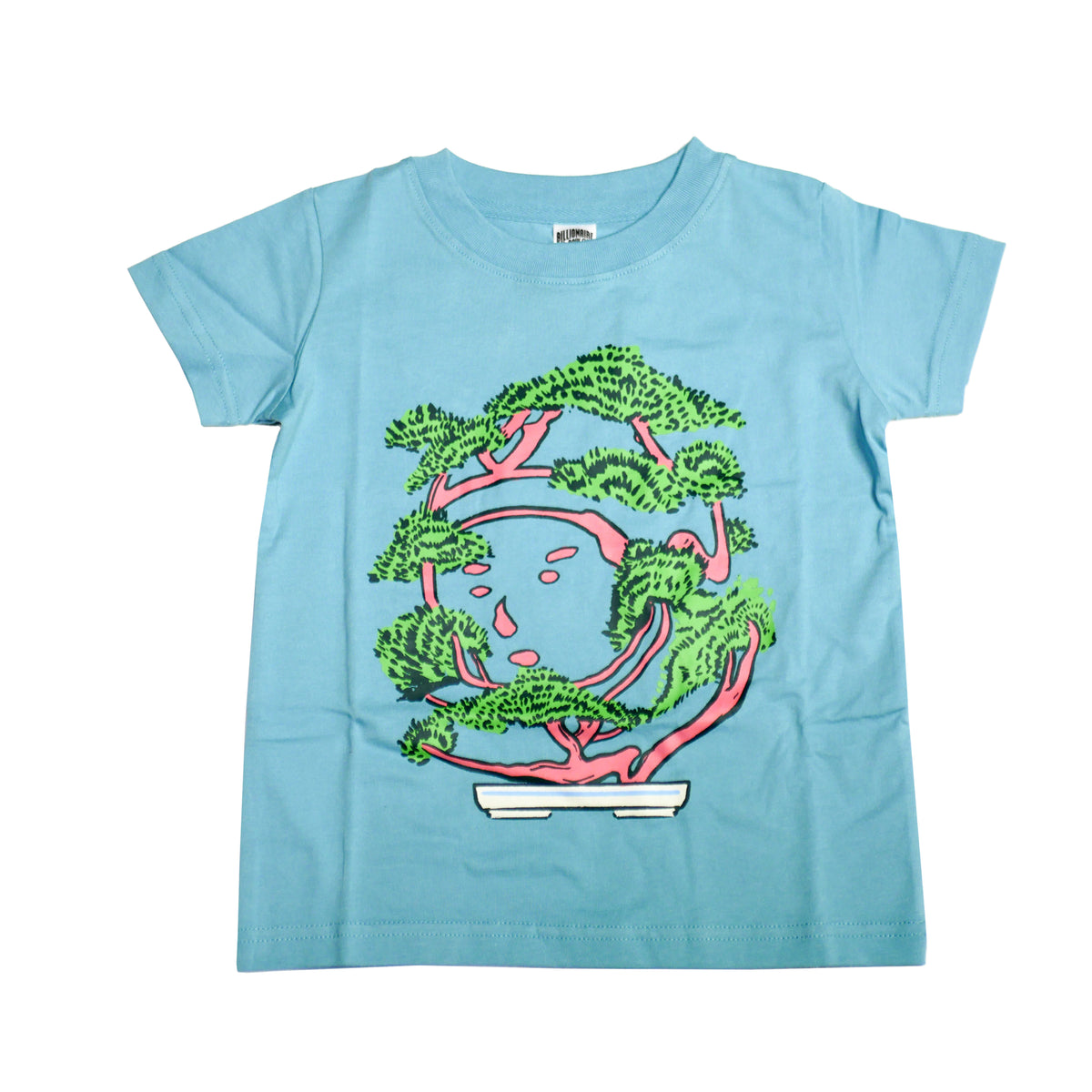 Kid's BB Bonsai SS Tee, Milky Blue