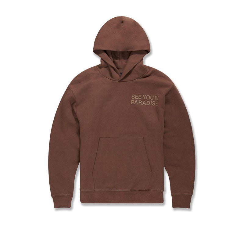 Men's Paradise Tonal Pullover Hoodie, Mocha