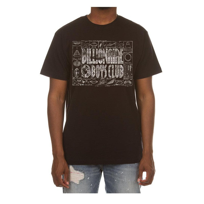 Men's BB Schematic SS Tee, Black