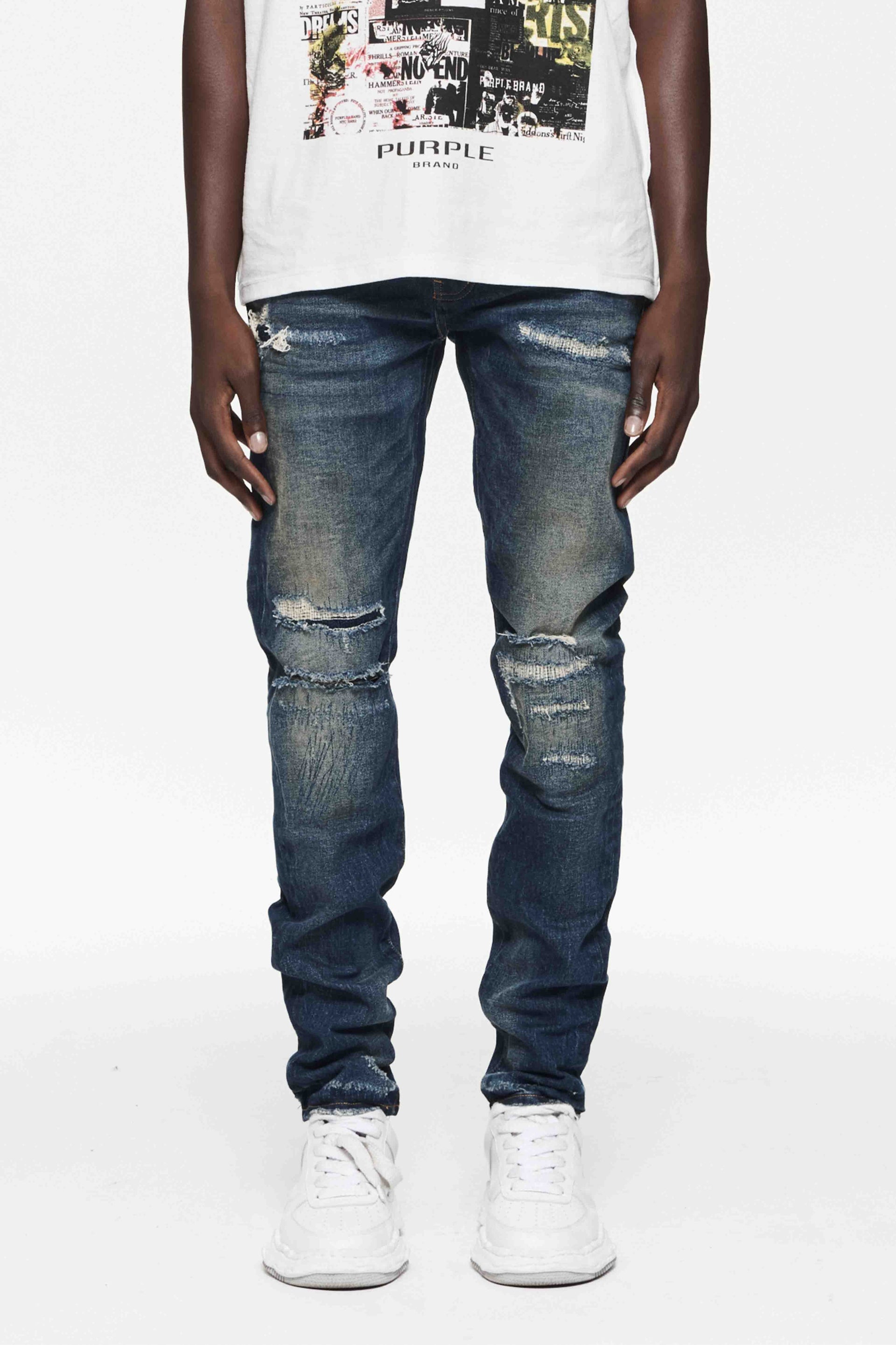 Men's Light Destroy Jeans