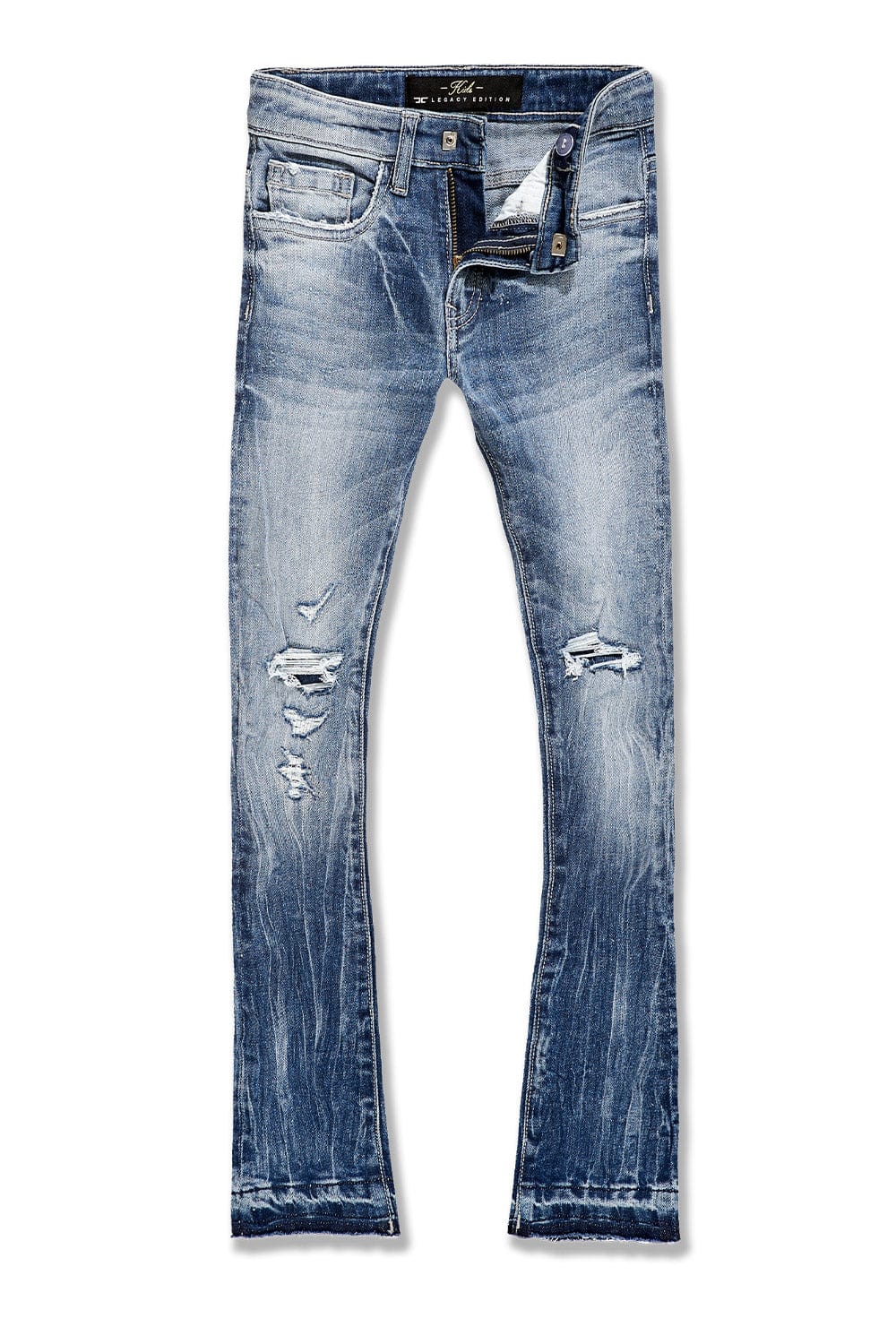 Men's Attitude Stacked Denim, Medium Blue