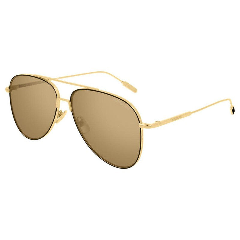 MontBlanc MB0078S Titanium Sunglasses , Gold-Gold-Bronze