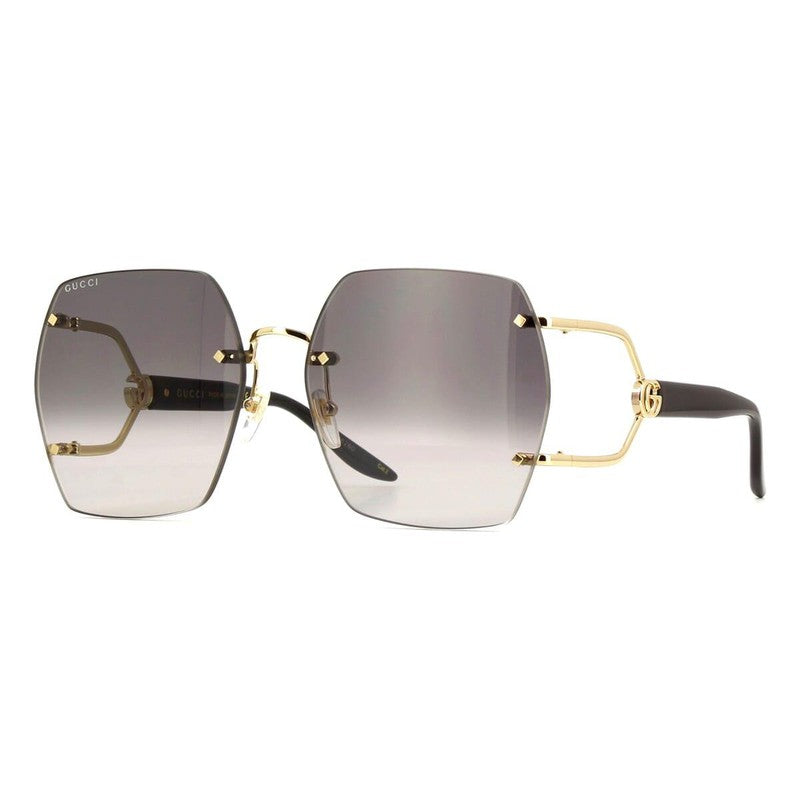 Woman's Gucci GG1562S Sunglasses, Gold/Black