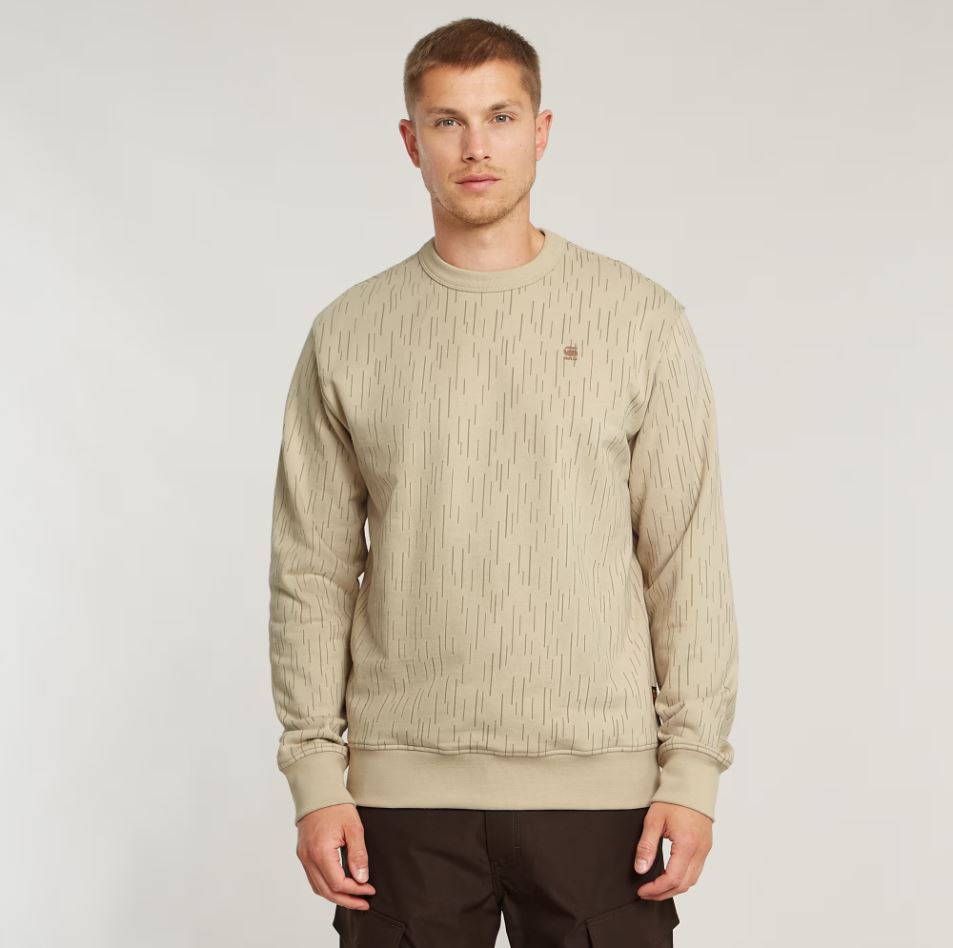 Men's AOP Round Neck Sweater