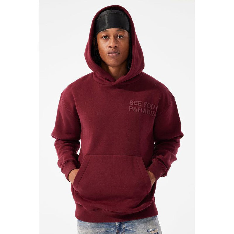 Men's Paradise Tonal Pullover Hoodie, Mocha