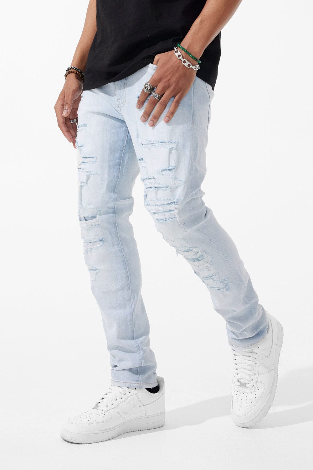 Men's Sean - Elmhurst Denim, Iced White