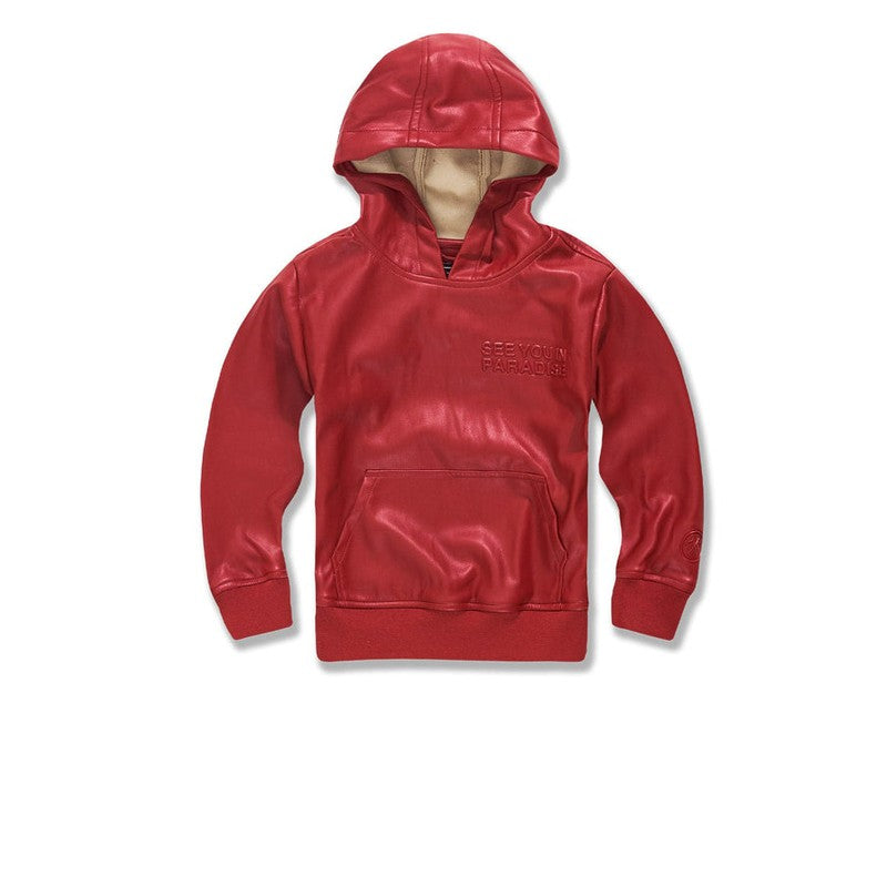 Kid's Thriller Pullover Hoodie, Red