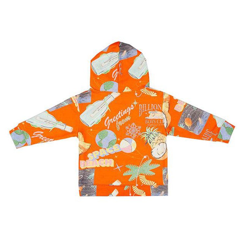 Kid's BB Utopia Hoodie Vibrant Orange - Krush Clothing