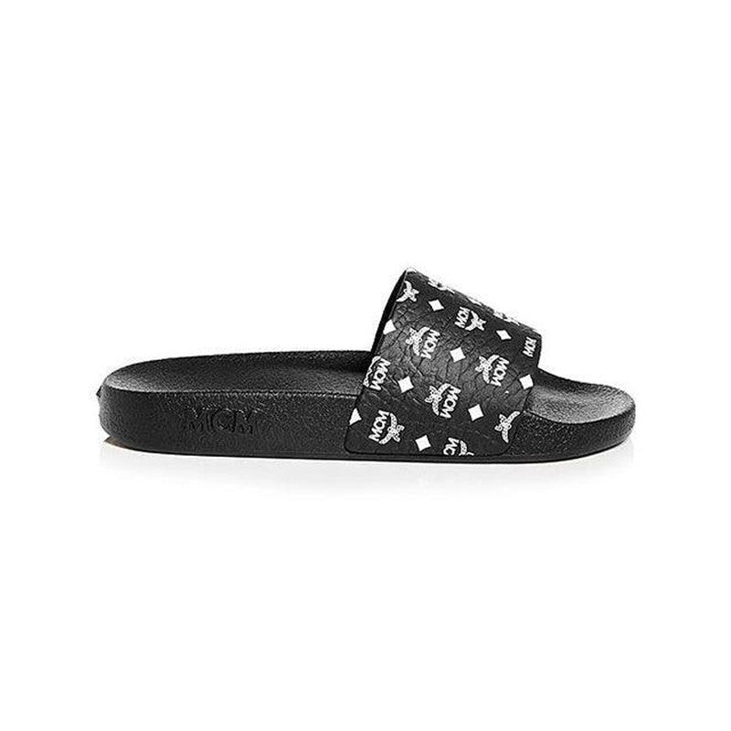 Women's MCM Monogram Print Slide