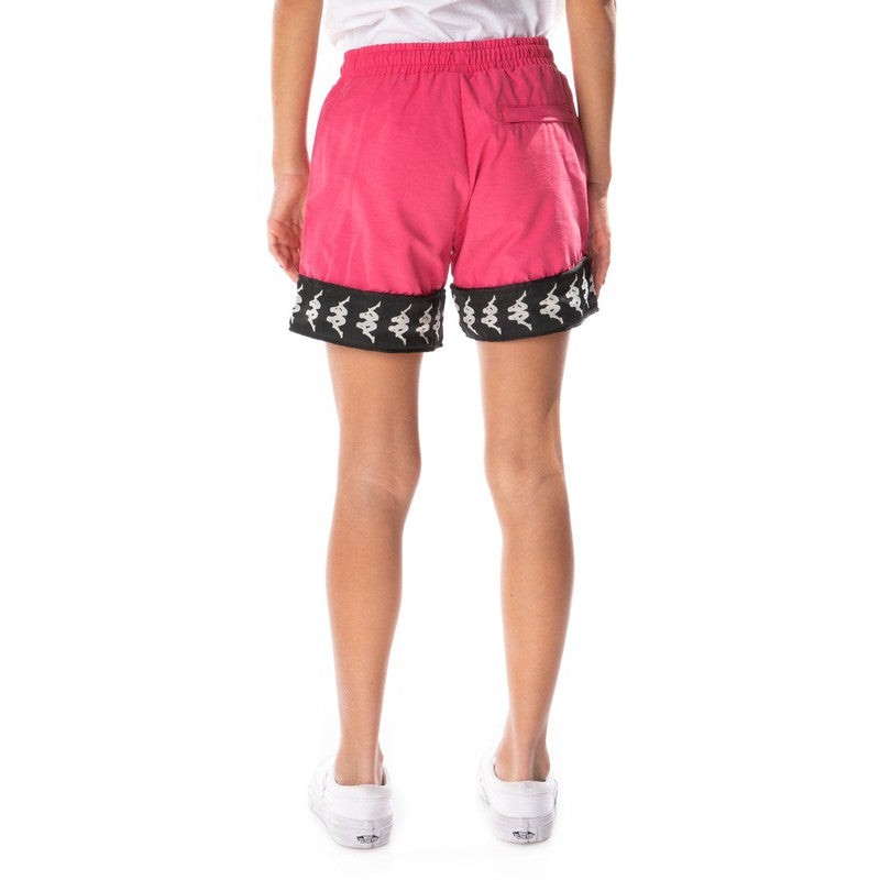 Kid's 222 Banda Calabash 3 Shorts, Fuchsia Pink/Black - Krush Clothing