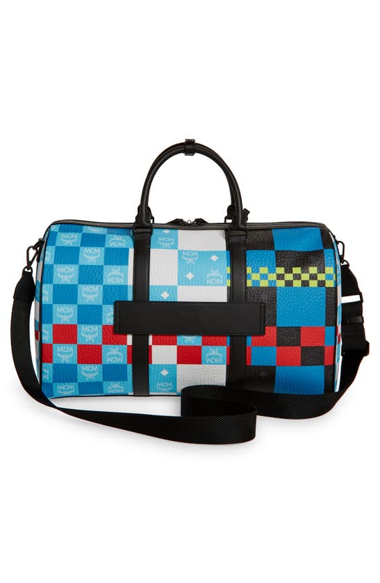 Mcm Ottomar Medium Weekend Duffle Bag In Multicolour