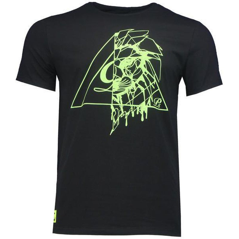 Society Lion Tee -WS6136, BLACK - Krush Clothing