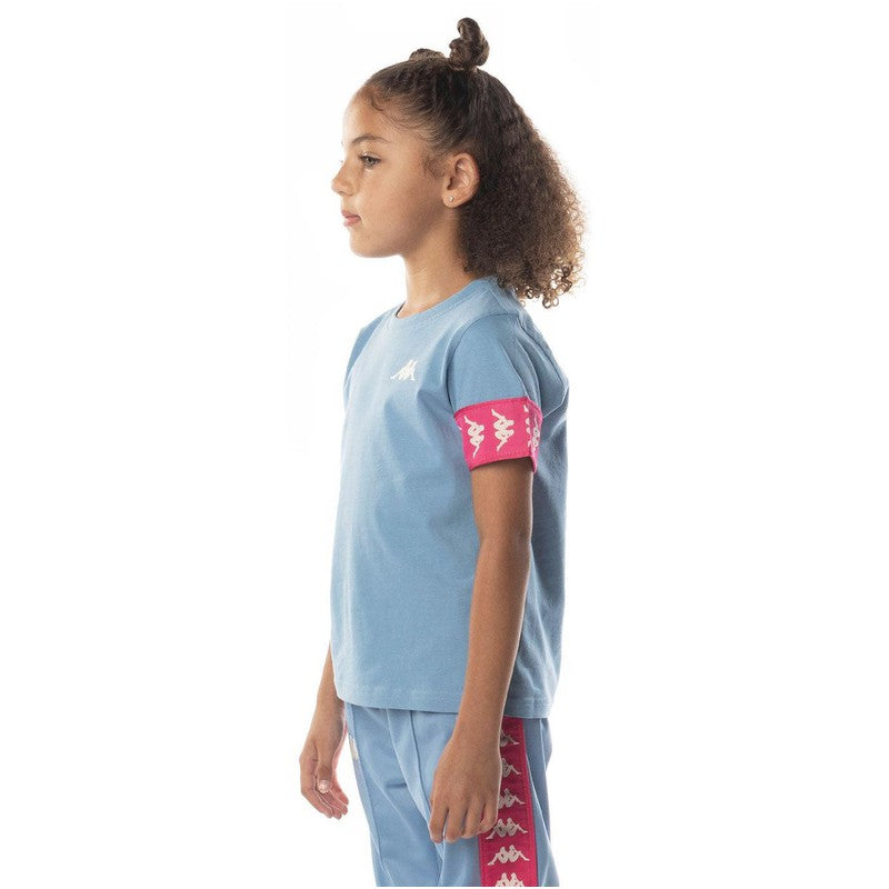 Kid's 222 Banda Niji 2 T-Shirt, Blue/Pink/White - Krush Clothing