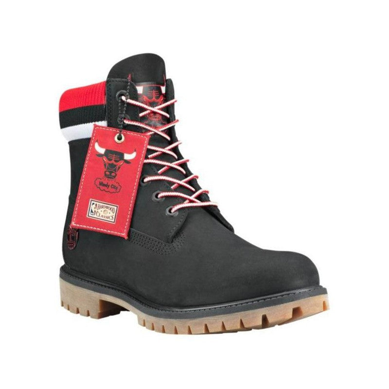 Men's X  Mitchell & Ness x NBA 6-Inch Premium Boots Black - Krush Clothing