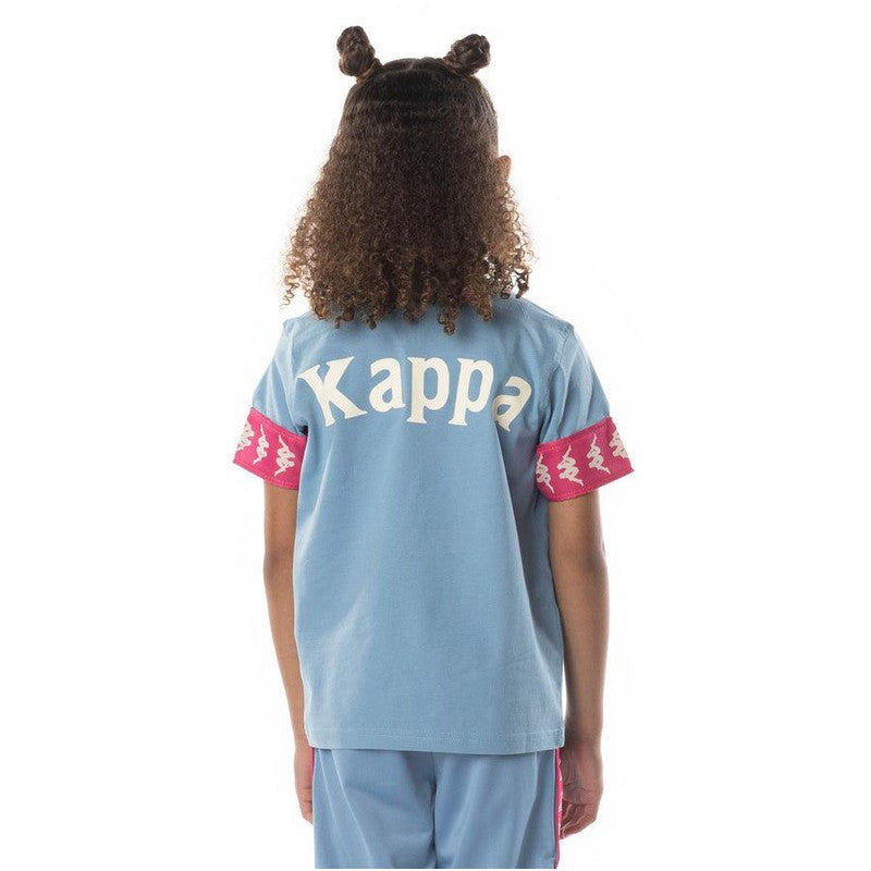 Kid's 222 Banda Niji 2 T-Shirt, Blue/Pink/White - Krush Clothing