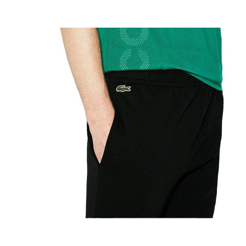 MEN'S SPORT COTTON FLEECE TENNIS SWEATPANTS XH5528-51, Black - Krush Clothing