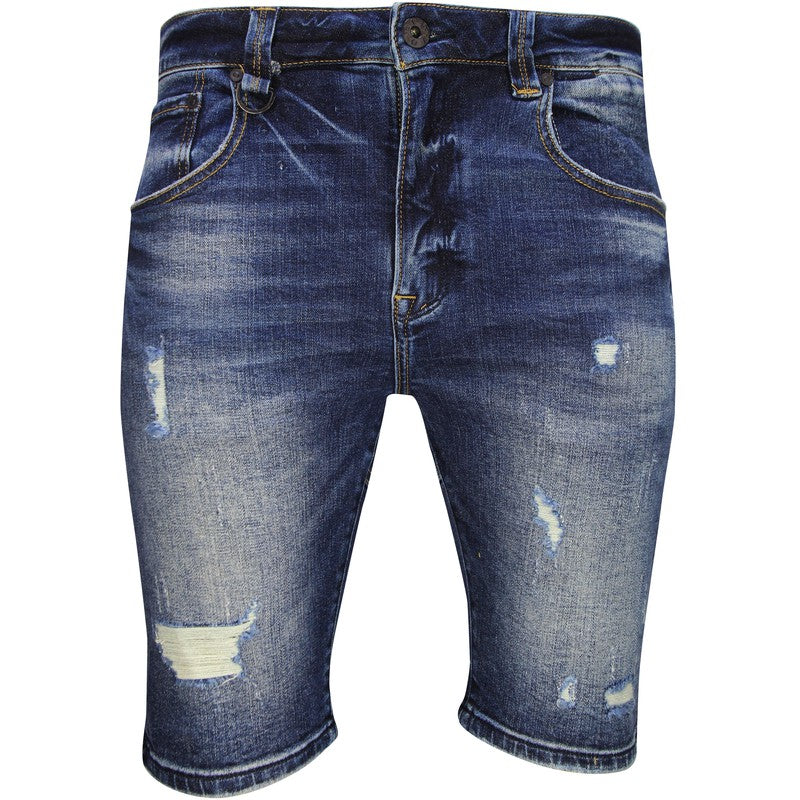 Men's Platinum Ice Denim Shorts - Krush Clothing