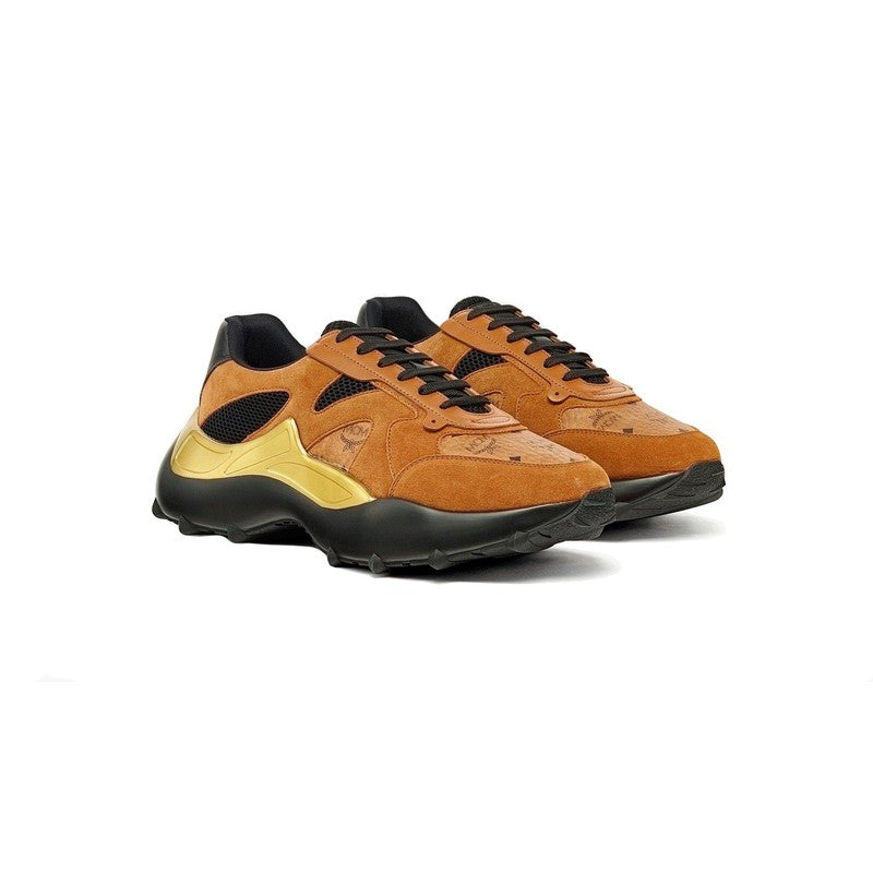 Women's Skystream Sneakers In Visetos, Cognac