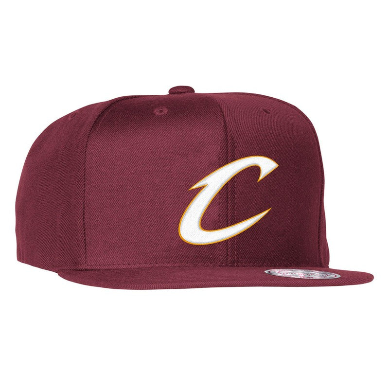 Cleveland Cavaliers Solid Snapback, WINE - Krush Clothing