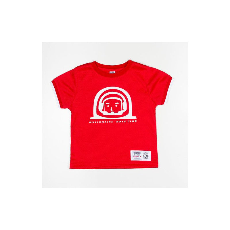 Kid's BB Fielder SS Knit, True Red - Krush Clothing