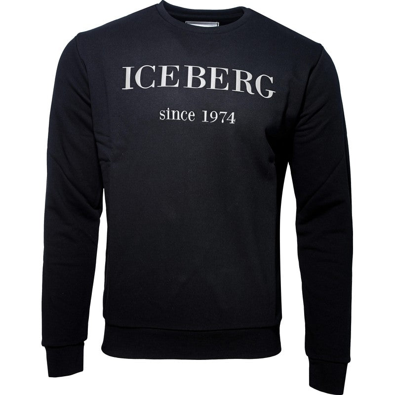 Men's Heritage Logo Sweatshirt, Black - Krush Clothing