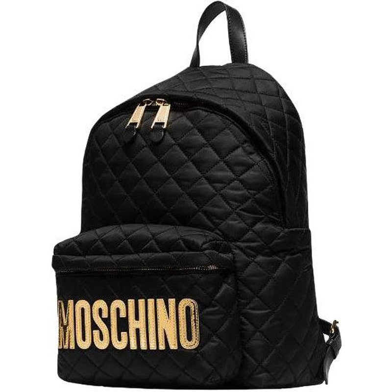 Moschino Couture Diamond Quilt Logo Backpack - Krush Clothing