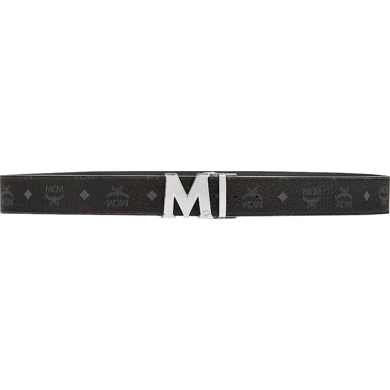 Men's MCM Belt Shiny Silver M Cobalt - Krush Clothing