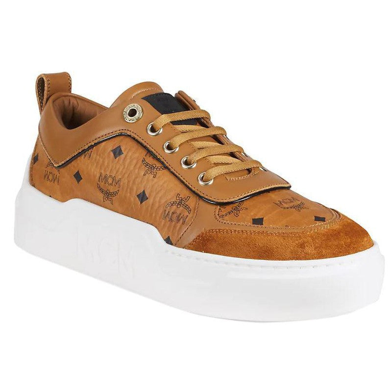 Women's MCM Skyward Monogram Platform Sneaker - Krush Clothing