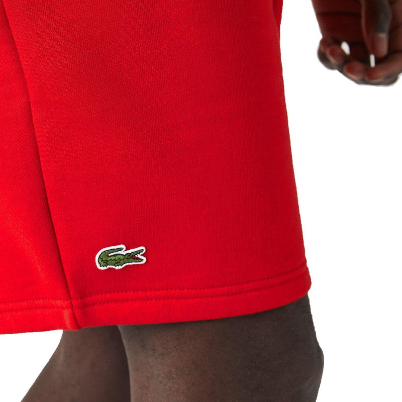 Men's Lacoste Sport Tennis Fleece Shorts, Red - Krush Clothing