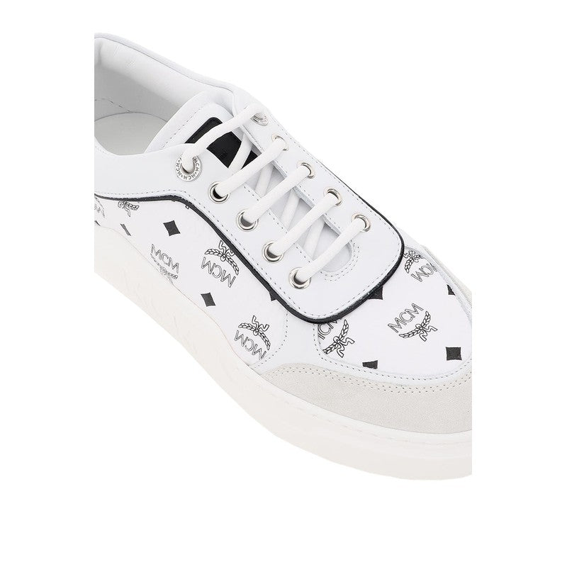 Women's MCM Skyward Monogram Platform Sneaker - Krush Clothing