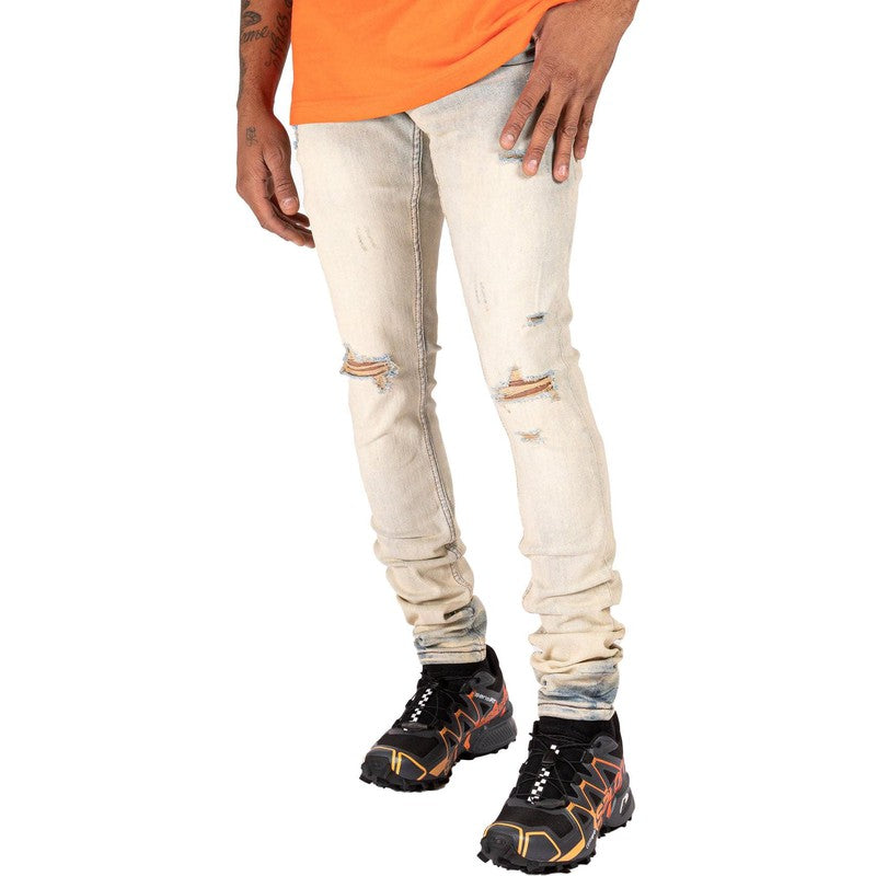 Men's Serenede Chalk Jeans - Krush Clothing