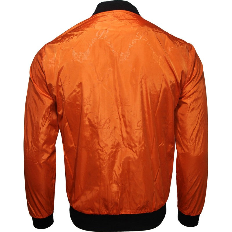 Monogram Wind Breaker Jacket --PS2125-MONO, Orange - Krush Clothing