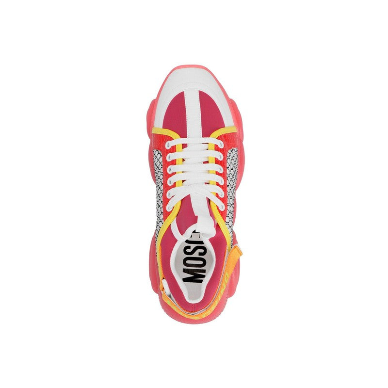 Women's Moschino Logo Band Sneakers - Krush Clothing