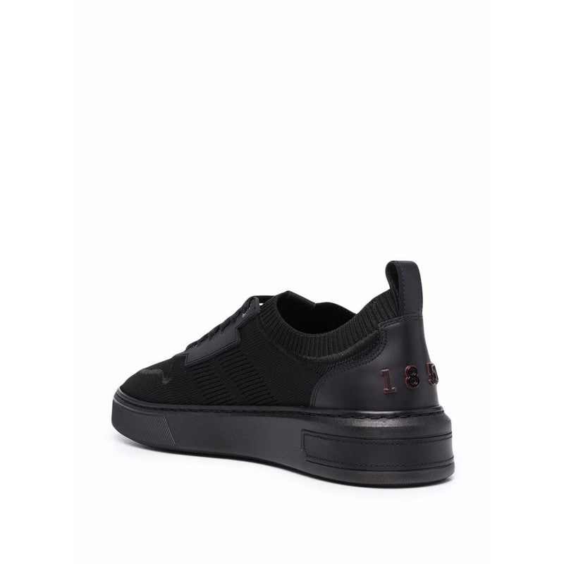 Men's Macky Knit Fabric Sneakers In Black - Krush Clothing