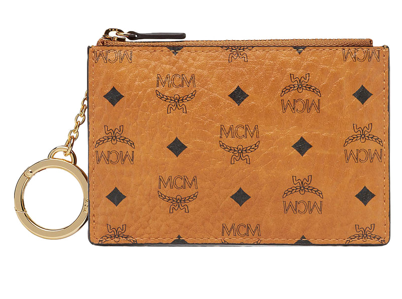 MCM Visetos Original Key Wallet