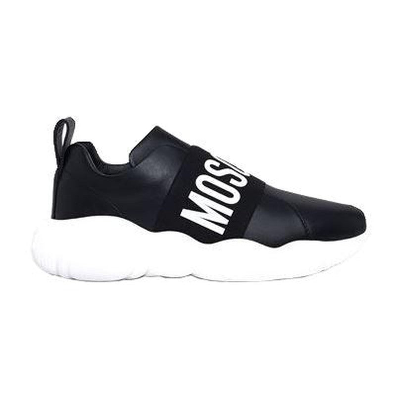 Women's Moschino Leather Teddy Sneakers - Krush Clothing