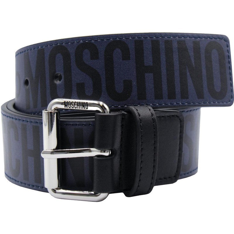 Men's Leather Logo Belt - Krush Clothing