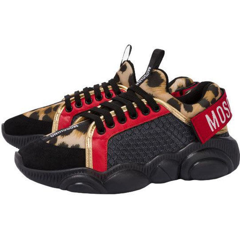 Women's Moschino Couture Teddy Shoes With Strap - Krush Clothing