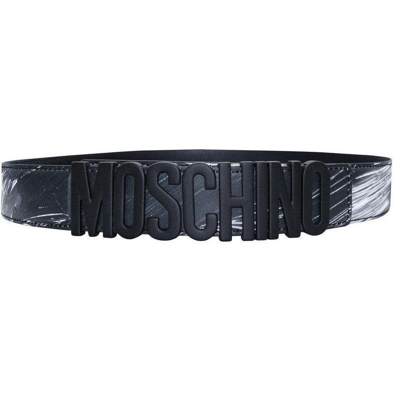 Moschino Couture Painted Moschino Calfskin Belt - Krush Clothing