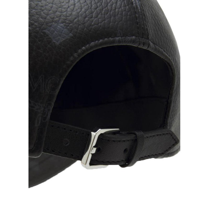 Men's MCM Classic Cap In Visetos Black O/S - Krush Clothing