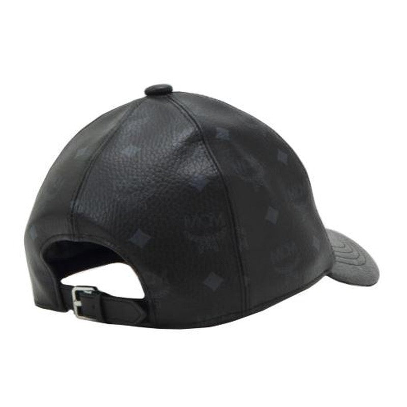 Men's MCM Classic Cap In Visetos Black O/S - Krush Clothing